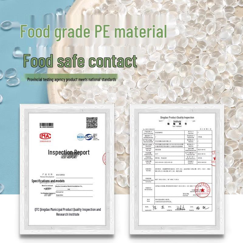 Утолщенный пакет для хранения в морозильной камере и холодильнике с застежкой-молнией