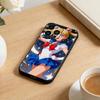 Cartoon S-Sailor M-Moons Phone Case For iPhone17,16,15,14,13,12 Plus,Max Soft Silicone Black Cover