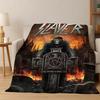 3D Slayer Хэви-метал Рок-группа Знак Фланелевое одеяло Мягкое теплое одеяло Плед для спальни гостиной кровати путешествия пикника