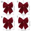 Velvet Christmas Decoration Red Christmas Hanging Ornament Christmas Tree Ornament  Christmas Tree