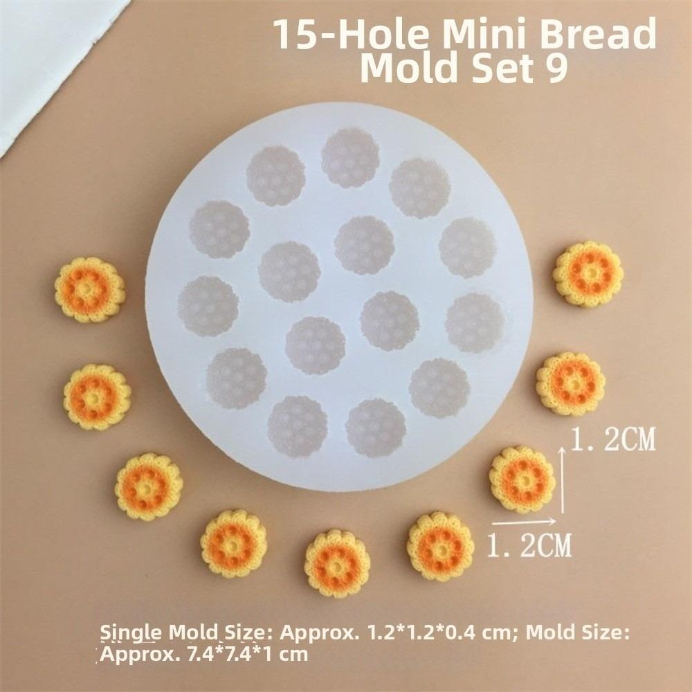Reusable Cookie Shaped Mold Flexible Resin Mold Baking Tool DIY Baking Tool DIY Baking