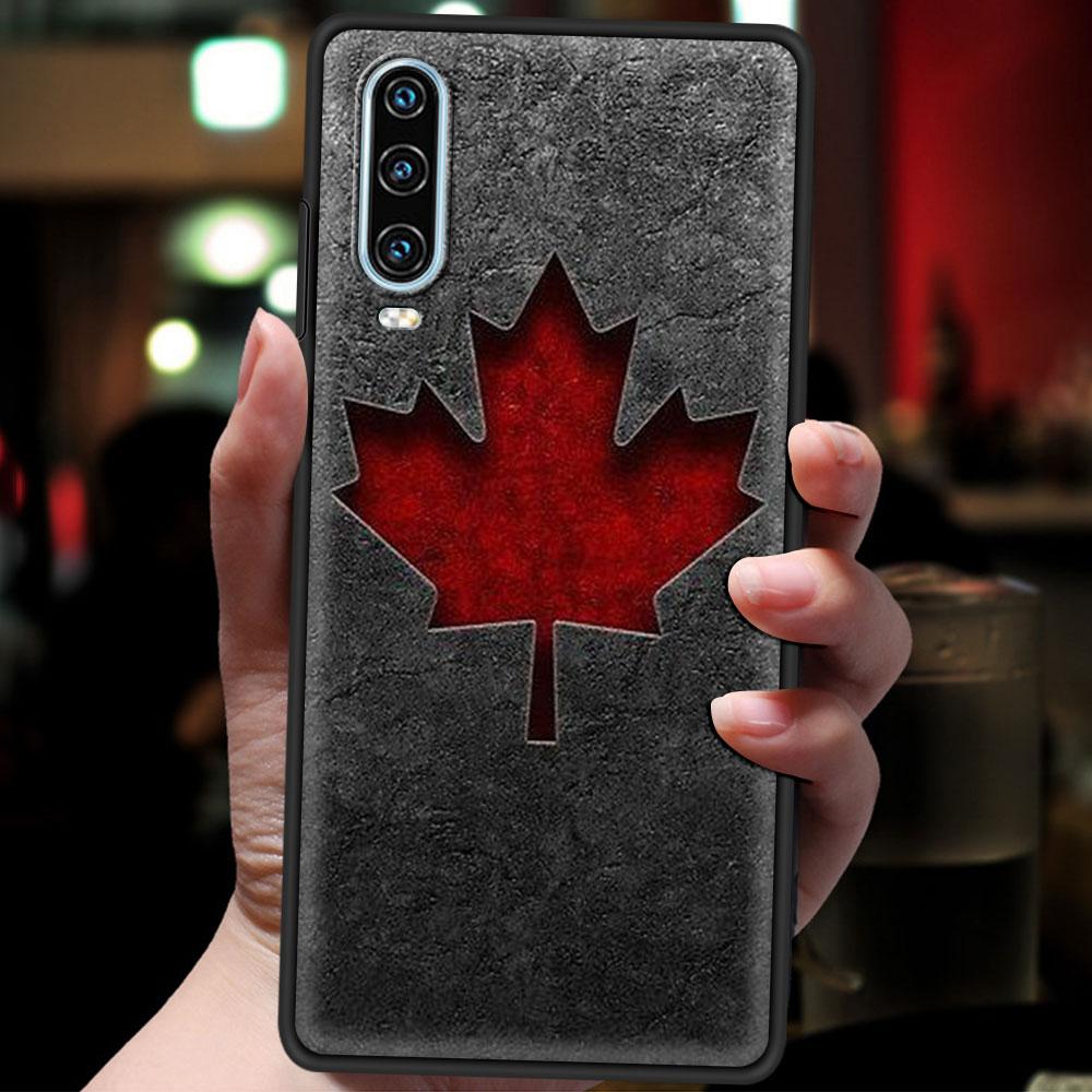 Чехол для телефона Maple Canada Flag love Football для Huawei P30 Lite P50 Pro P20 P40 Lite EP Smart Z 2021 Y6 Y7 Y9 2019 Y6p Y9s