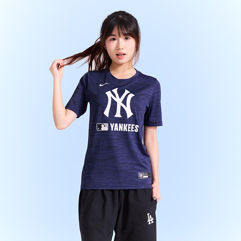 Nike Футболка-коллаборация MLB Удобная Классическая Универсальная С коротким рукавом Бейсбольная команда Нью-Йорк Янкиз Детские топы 3Z3B7NMGW-NYY