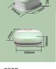 Folding foot bath with one key switch, constant temperature system, water and electricity separation, foot bath device