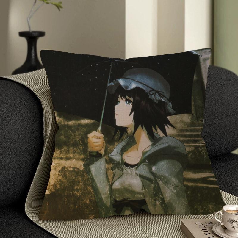 Наволочка Steins Gate toon Подарок Наволочка для подушки Спальня Дом Диван Кресло Сиденье Декор наволочка