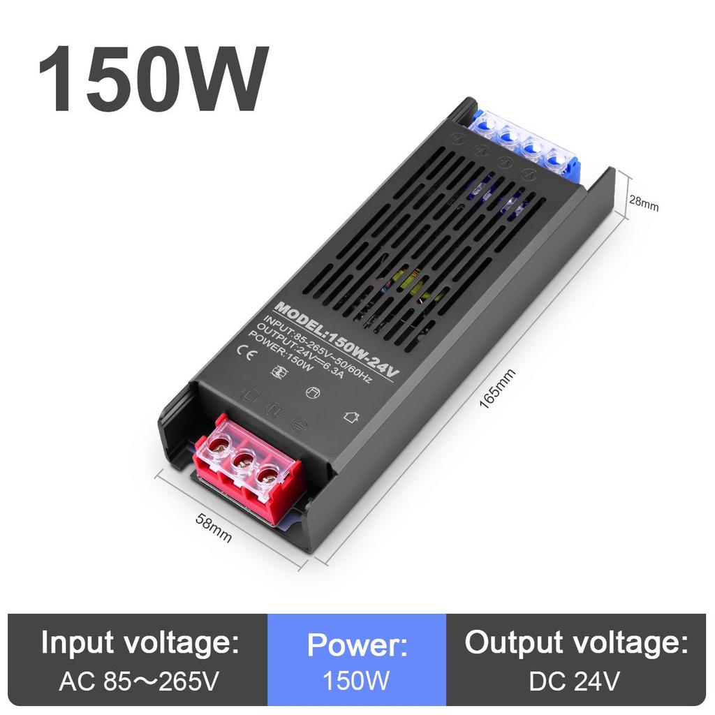 Светодиодный импульсный источник питания полной мощности, адаптер переменного тока 110 В/220 В в постоянный ток 24 В, трансформаторы для освещения, 60 Вт, 150 Вт, 250 Вт, светодиодный драйвер