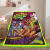 Halloween fantasy comedy adventure cartoon movie Scooby-Doo blanket soft home furnishing nap decoration four seasons warm Sherpa blanket U12