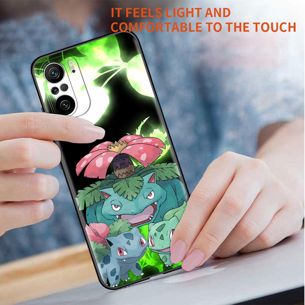 Чехол с милым изображением Покемона Пикачу для Xiaomi Redmi Note 111 9S 10 9 8 7 9A 9C 9i K40 8T 10C 9T K50, силиконовый чехол для телефона