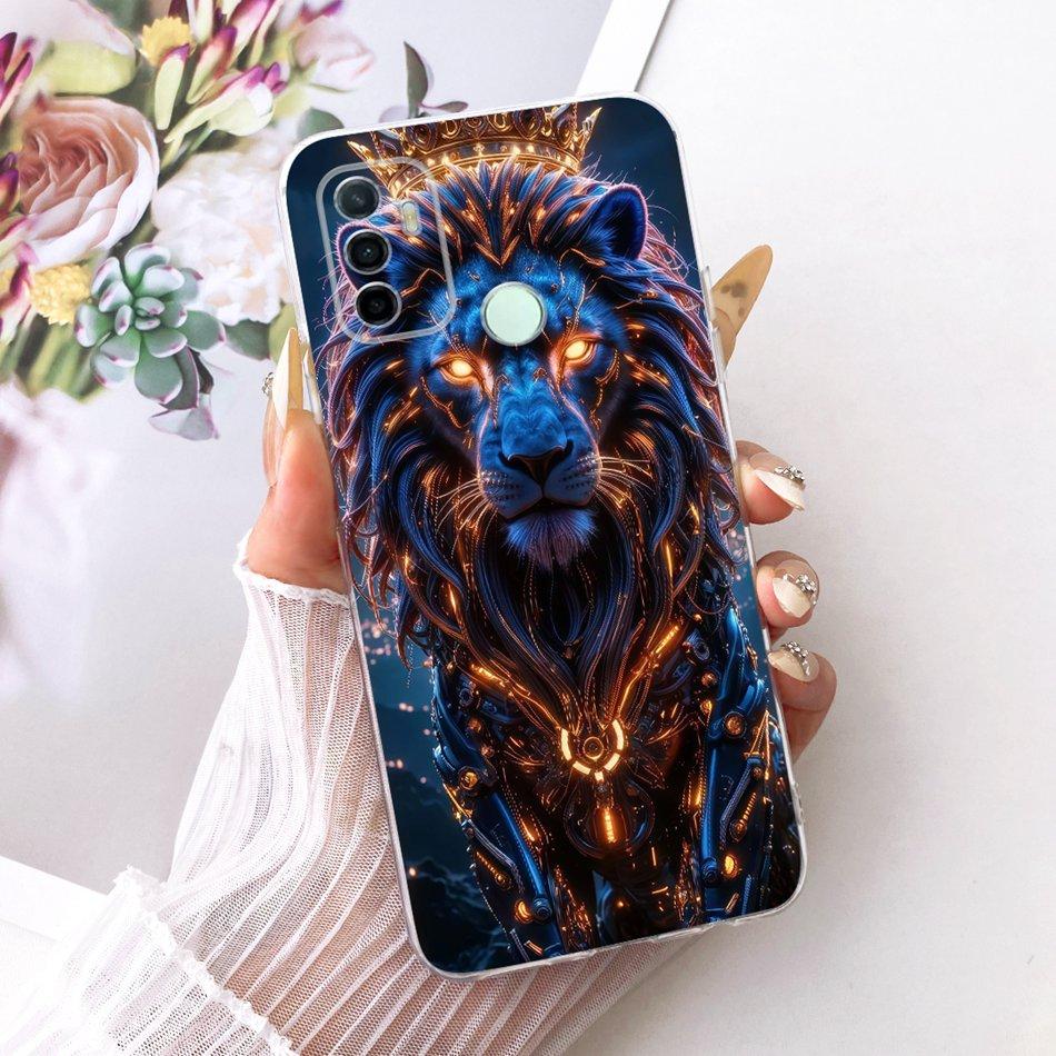 Для OPPO A53 A32 A33 (2020) Крутой чехол для телефона с узором Дракона и Тигра для Oppo A53 CPH2127 CPH2131 Мягкие силиконовые TPU чехлы