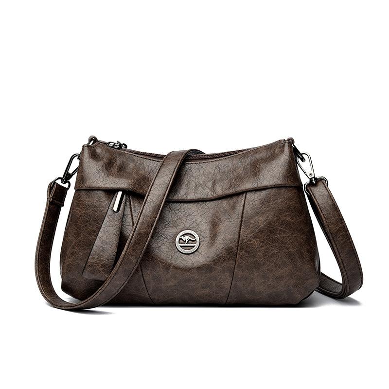 Легкая роскошная трехслойная текстура, простая и универсальная сумка через плечо, высококачественная женская сумка через плечо