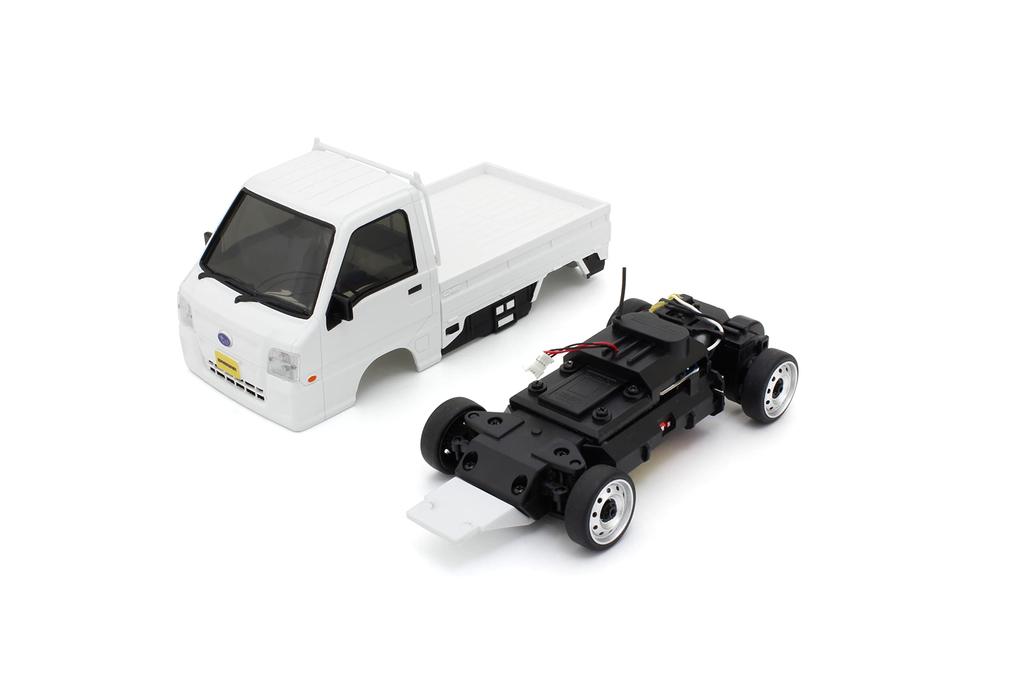 Kyosho Kyosho Egg Kyosho Egg в масштабе первой минуты Радиоуправляемый легкий грузовик Subaru Sambar Белый 66607 1/28 (6-е поколение) Мужской