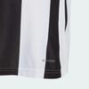 adidas Полосатый пуловер с круглым вырезом и цветными блоками, футболка с коротким рукавом, детские топы, белый, черный, IW2141