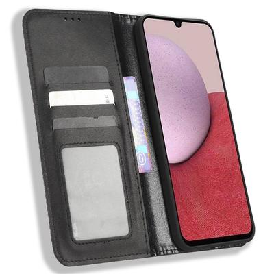 Для Samsung Galaxy A14 5G/A14 4G Чехол-книжка из кожи с ретро-текстурой, подставка, чехол для мобильного телефона
