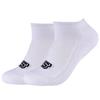 Skechers 2PPK Basic мягкие носки для кроссовок, унисекс, белые носки