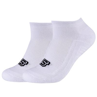 Skechers 2PPK Basic мягкие носки для кроссовок, унисекс, белые носки