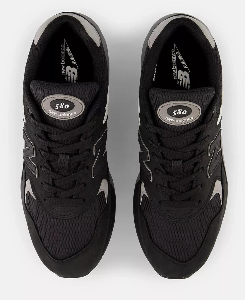 Кроссовки New Balance 580 (MT580MDB) черный/темно-серый/серебристый металлик