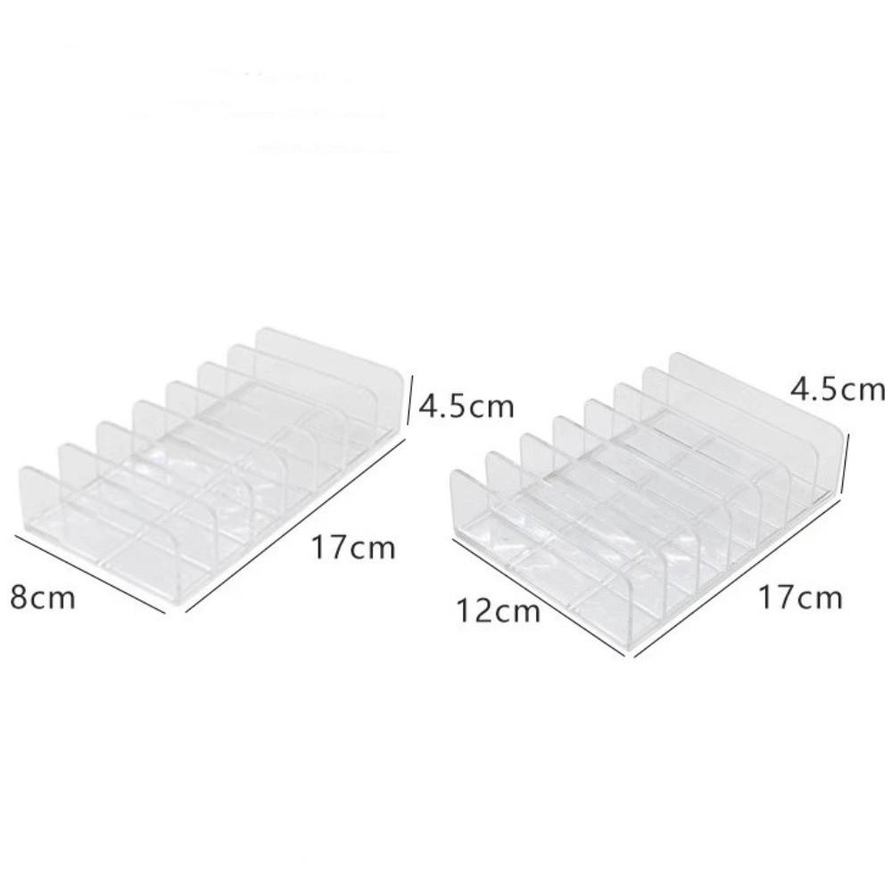 Качественный пластиковый 7-секционный косметический органайзер, прозрачная многофункциональная настольная сортировочная коробка, держатель для макияжа, офисный