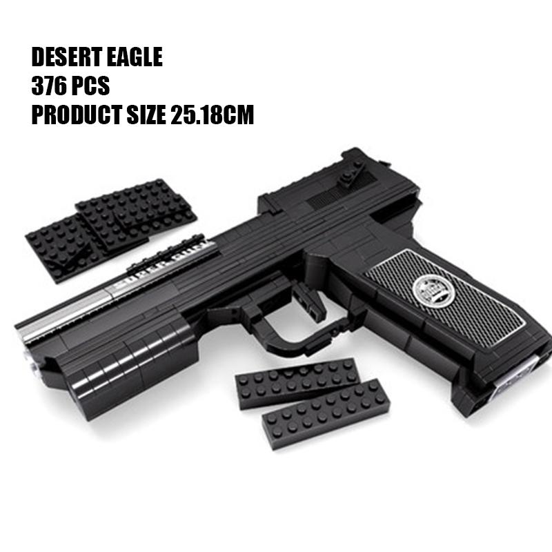 Пистолет Ausini AK47, револьвер, пистолет-пулемет, снайпер, WW2, военная армия, спецназ, модель оружия, строительные блоки, строительные игрушки
