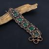 Изумрудный Браслет Ювелирное Украшение из Драгоценных Камней, Браслет-Цепочка с Регулируемым Размером, Обмотанный Медной Проволокой 999 пробы, Подарок для Женщин, Браслет Ручной Работы
