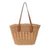 Tote Woven Large A4 Can Be Carried by Over the or As a Shoulder Cute and Perfect for or As a Khaki NICOLE&DORIS Women's Bag, Bag, Capacity, Size,