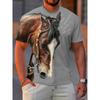 3d Print Horse Men's Graphic Design O-Neck Novel T-shirt Casual Comfy Tees Tshirts For Summer Men T Shirt Tops Men Clothing
