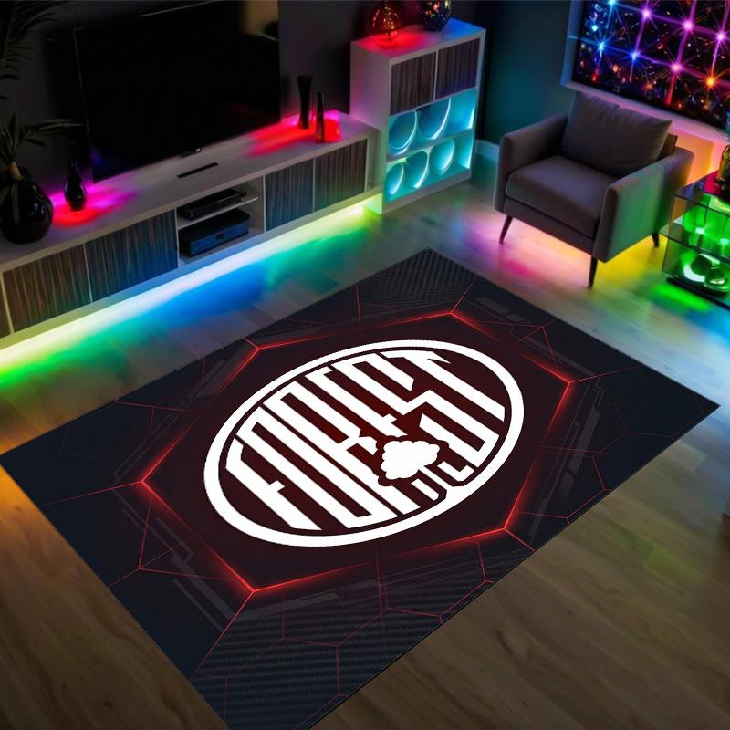 Nottingham Forest Design Crystal Velvet Carpet Cozy Non?Slip Printed Rug For Bedroom Living Room Entrance