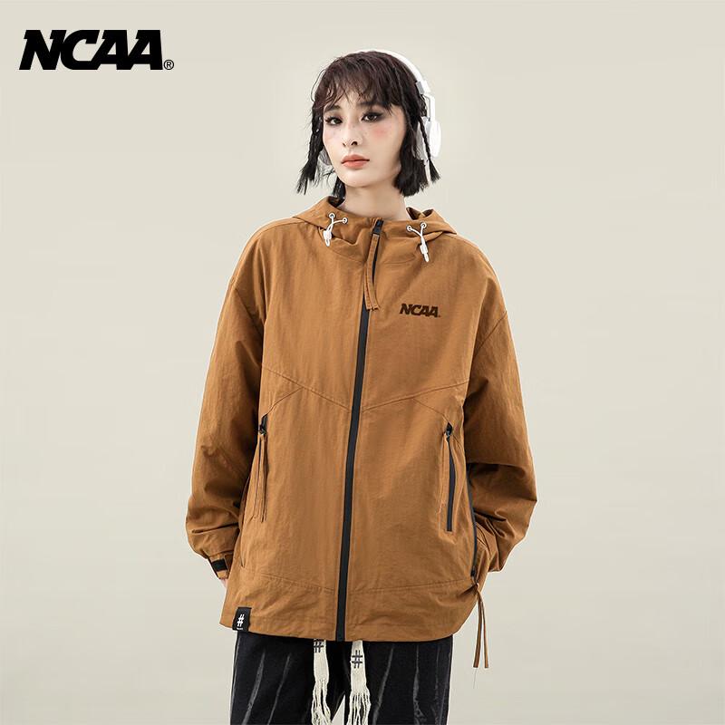 Куртка на молнии с капюшоном в американском ретро-стиле NCAA