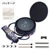 Щелевой барабан Tongue Drum 11 нот 6 дюймов с сумкой для хранения Музыкальный инструмент Ударный инструмент Йога Медитация Дзен Молитва Ноты включены