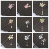 Tassel Flower Hair Stick Wood Hanfu Hair Stick Headpieces Pearl Hair Stick  Party