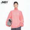 Женский трикотажный свитер JNBY с высоким воротником, из смесовой шерсти