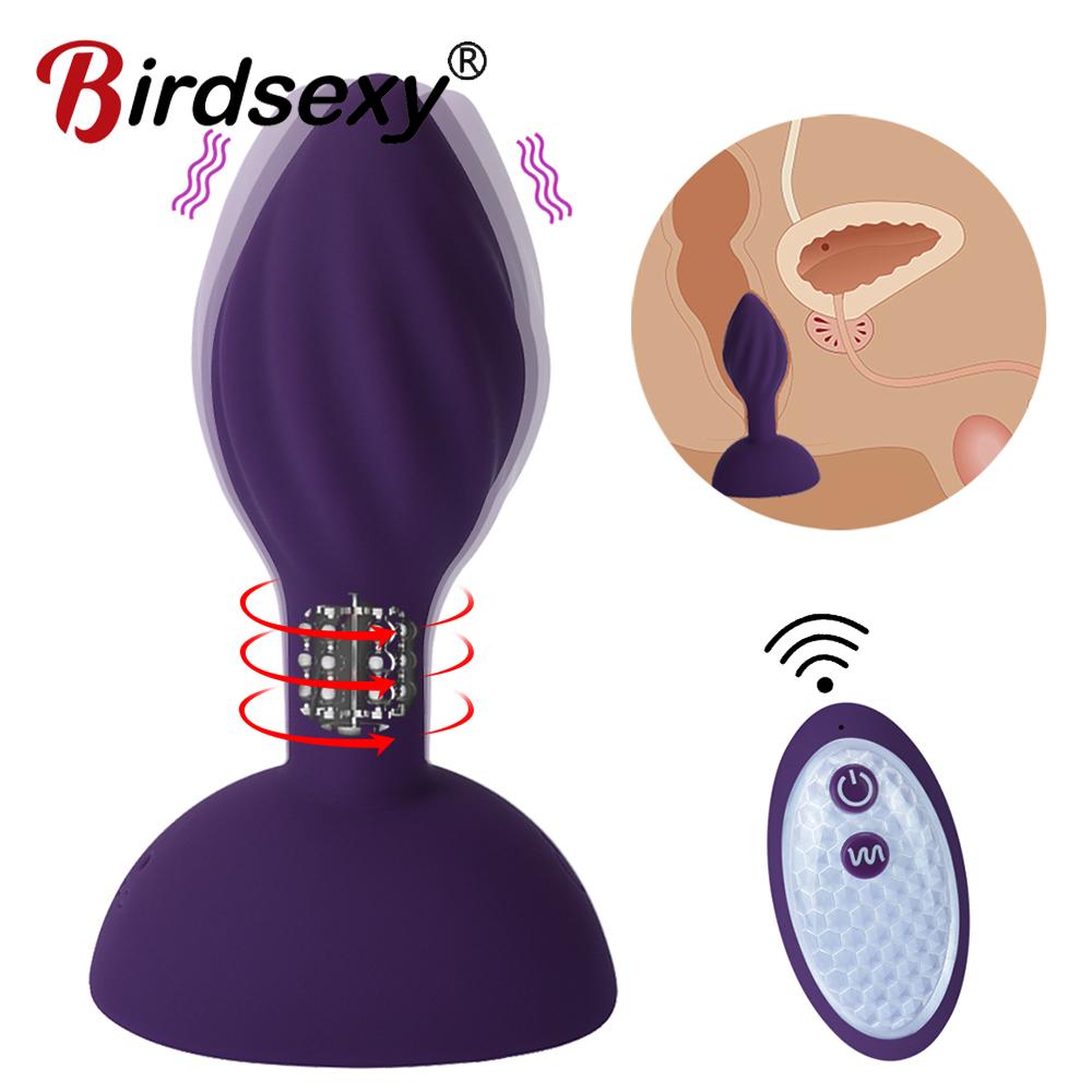 Беспроводные Вибрационные Анальные Бусины Анальная Пробка Массажер Простаты Взрослых Гей Продукт Стимулятор Клитора Вибратор Секс-Игрушки Для Женщин Мужчин