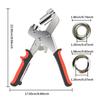 Handheld Hole Punch 3/8 Inch 10mm Metal Air Hole Rivet Plier Eyelet Installation Tool Grommet Eyelet Plier Kit