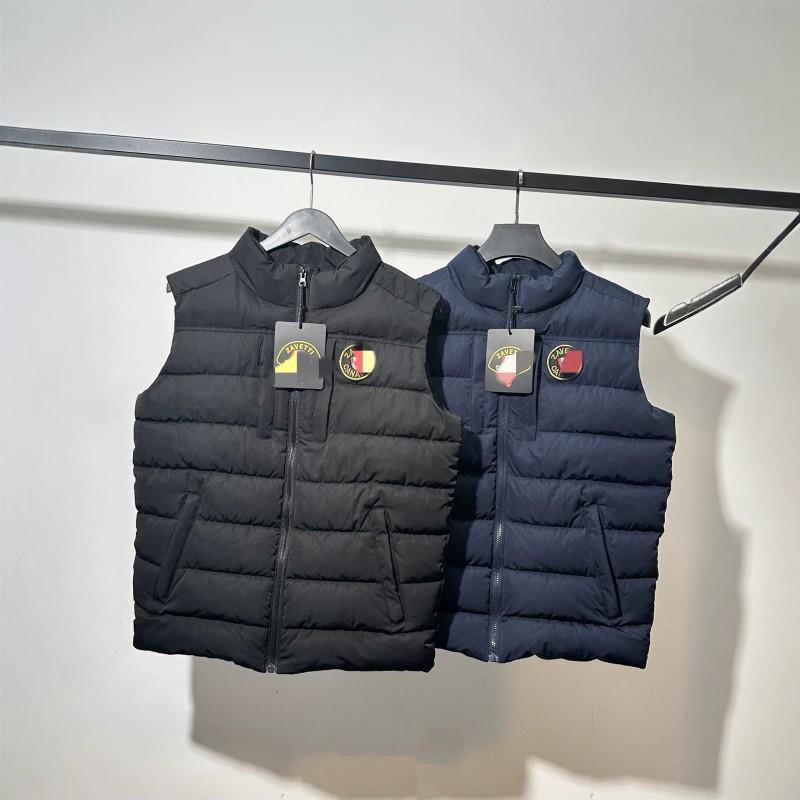 ZAVETTI Mens Stand Collar Puffer Vest Casual Loose Fit Winter Warm Sleeveless Jacket Teens