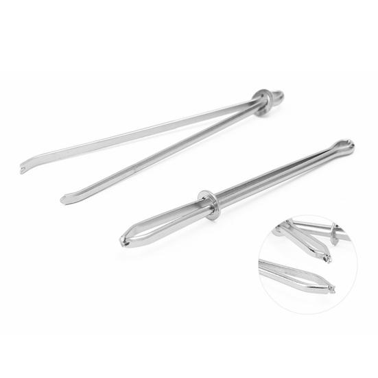 4/8 Pcs Drawstring Threader Tool Set Stainless Steel DIY Rope Wiring Clips Sewing Tool Easy Draw String Clip Replacement