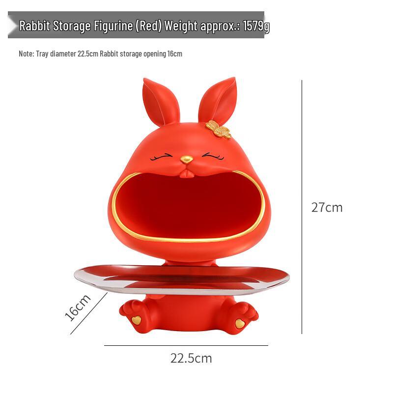 Creative Rabbit Storage Tray Ornament