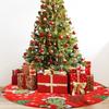Christmas Decorations Non Woven Green Tree Bottom Decoration Christmas Tree Skirt 120cm