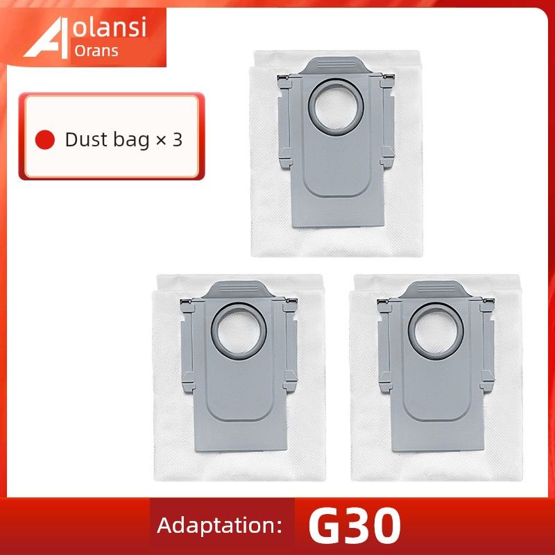 Applicable to Stone Robot Cleaner G30 Accessories Rolling Brush Side Brush Strainer Rag Dust Collection Bag Cleaning Solution