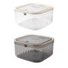 With Lid Transparent Storage Box Dust Proof Desktop Storage Box New Mini Trash Can  Desktop