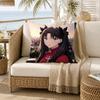 Тосака Рин Аниме Девушка Fate Stay Night Наволочка для Дивана Гостиной Домашний офис Декор Защитный Чехол