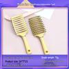 Anti-Static Curved Comb for Women's Curly Hair - Wide Teeth & Massage Bristles