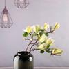 1 шт. Искусственные Цветы Шелковая Магнолия Букет DIY Фото Реквизит Свадебные Букеты Невесты Стол Вечеринка Дом Сад Наружные Украшения
