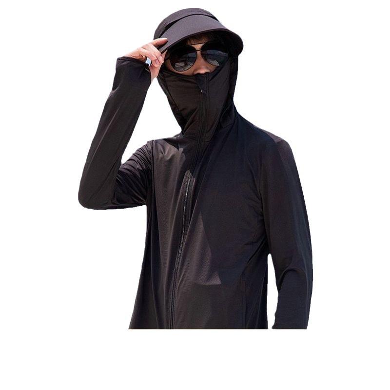 Unisex Lightweight Quick-Dry UV Protection Ice Silk Sports Jacket for Outdoor Activities