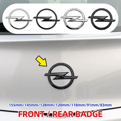 83/91/118/120/128/145/155 мм для Astra Insignia Corsa Zafira Автомобиль Передняя Решетка Капот Значок на Капот Задний Значок на Багажник Наклейка