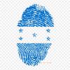 Finger Print Flag Of Haiti Fingerprint Haitian Creole Iron On Heat Transfer Printing Vinyl Patches Sticker for Clothes DIY Appliques Washable Patches