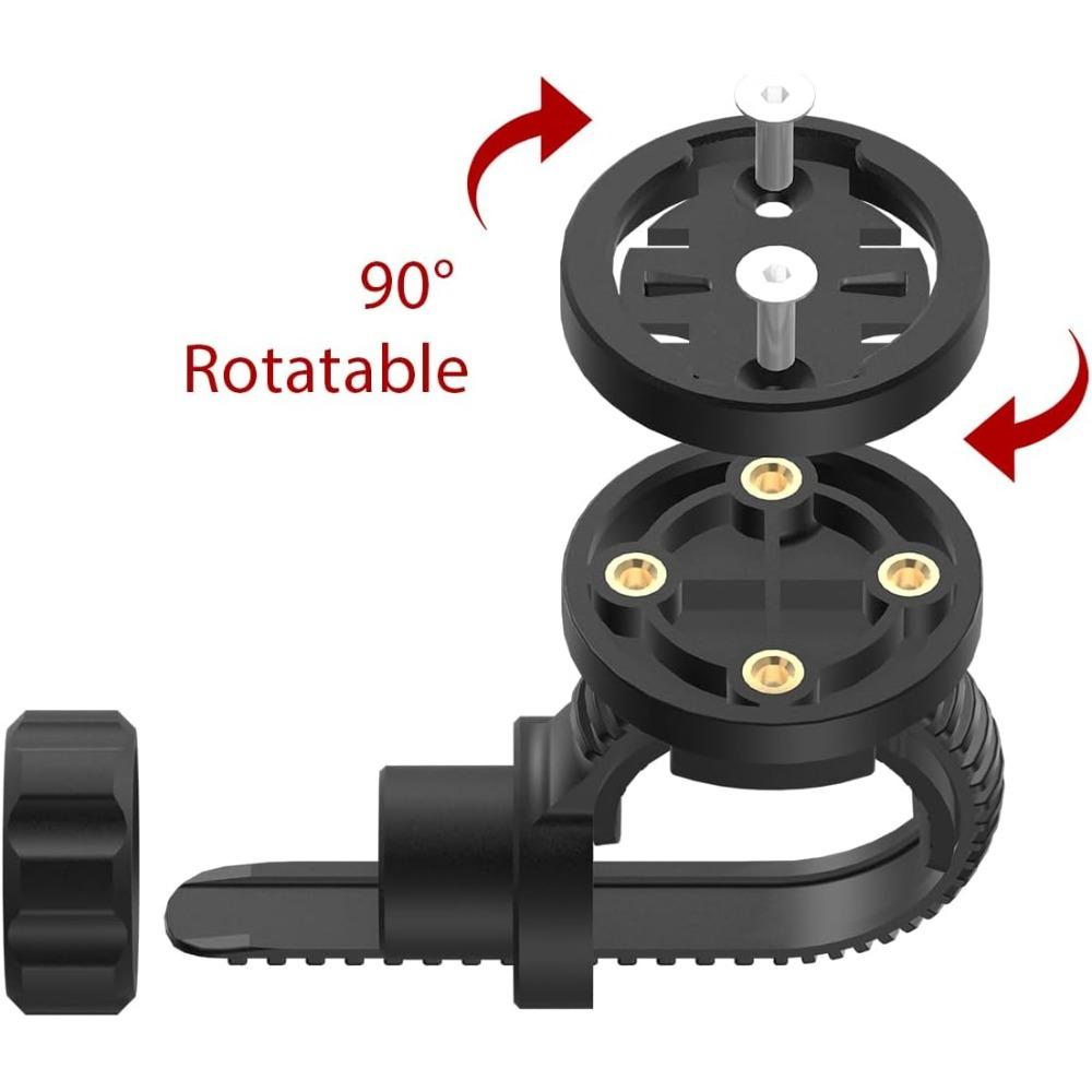 Adjustable Out Front Bike Mount, Compatible with Garmin Edge, IGPSPORT, XOSS, CooSpo Magene, CYCPLUS GPS