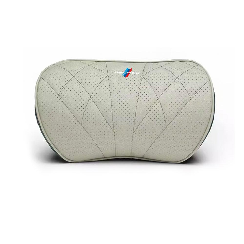 AZXN6 Car Memory Foam Headrest Neck Pillow Lumbar Waist Cushion Accessories For BMW M Performance E39 F20 E36 G30 G20 X5 Auto Interior