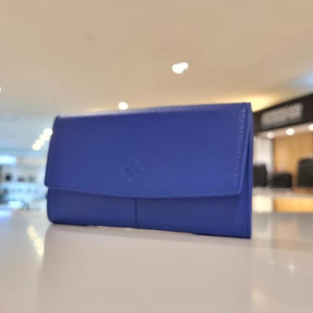 Mari eclaire highly recommended casual cowhide long wallet with bankbook storage