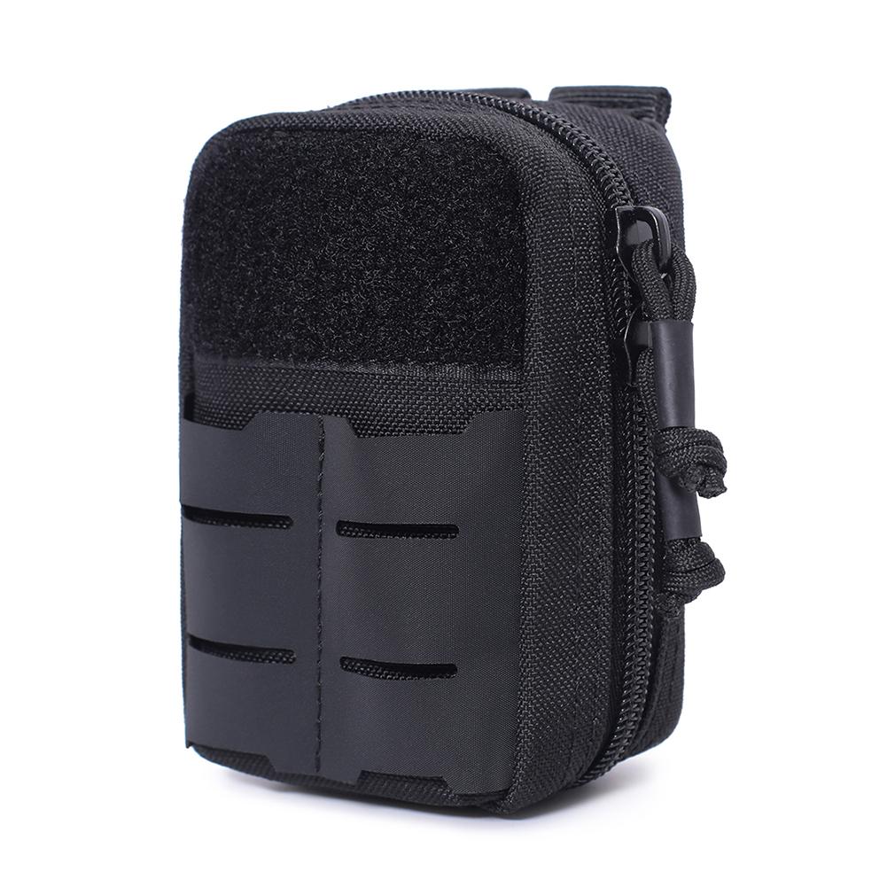 Outdoor Molle Pouch Utility EDC Pouch Multi-Purpose Small Molle Bag with Hook and Loop Fastener Belt Pouch for Climbing Hunting