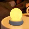Moon Night Light Rechargeable Soft Lighting Tap Control Bedside Night Light for Bedroom