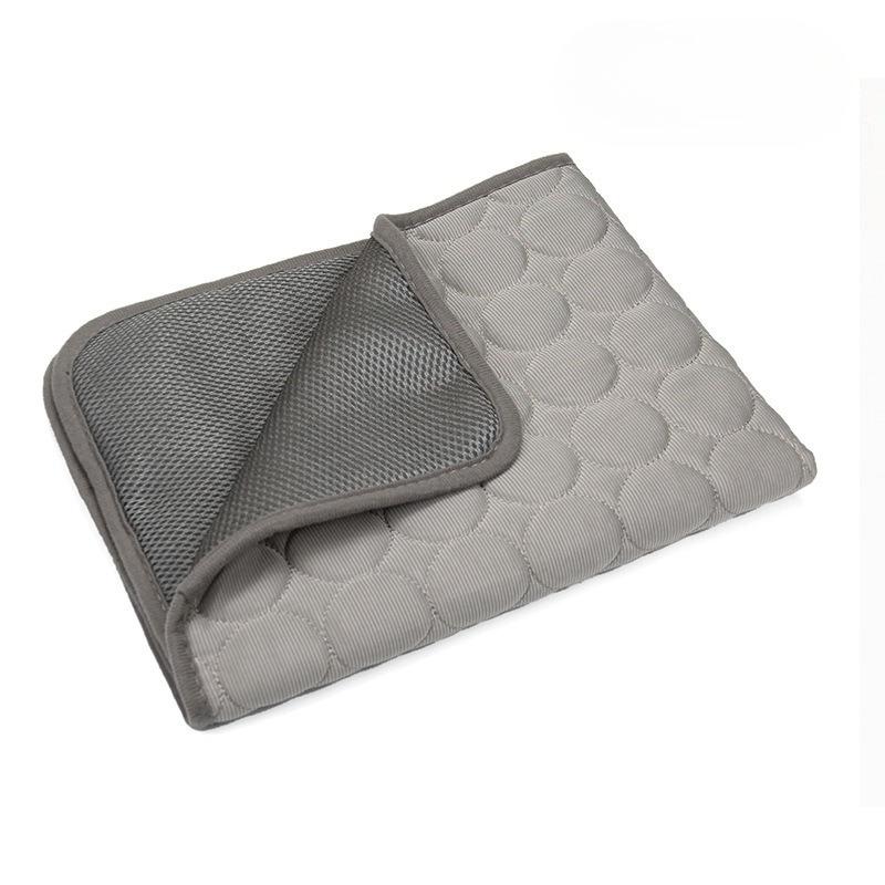Summer Cooling Mat for Dogs & Cats Breathable Ice Silk Pet Pad Hot Weather Chilling Cushion